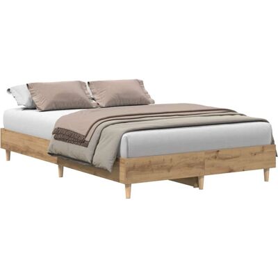 Estructura de cama roble artesanal 120x190cm - Estructura de cama Estructura de cama roble artesanal 120x190cm - Estructura de cama