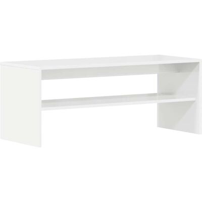 vidaXL Valkoinen Kiiltävä TV-taso 100x40x40cm Tekninen Puu vidaXL Valkoinen Kiiltävä TV-taso 100x40x40cm Tekninen Puu