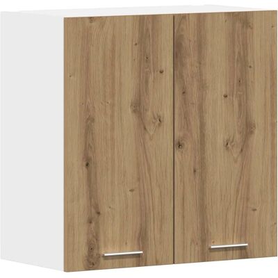 Meuble mural en bois d'ingénierie chêne artisan - 60x31x60 cm - Publicité Meuble mural en bois d'ingénierie chêne artisan - 60x31x60 cm - Publicité