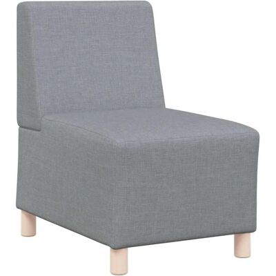 vidaXL Sofá de Tela Gris Claro 55 cm - Sofá vidaXL Sofá de Tela Gris Claro 55 cm - Sofá
