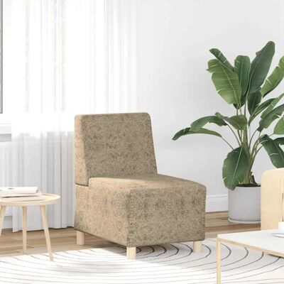 vidaXL Hellgrauer Kunstleder Sessel - Sofa vidaXL Hellgrauer Kunstleder Sessel - Sofa