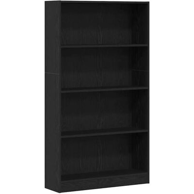 vidaXL Estantería 4 niveles Roble negro - Estantería vidaXL Estantería 4 niveles Roble negro - Estantería