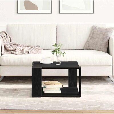 vidaXL Schwarze Eiche Couchtisch - Couchtisch vidaXL Schwarze Eiche Couchtisch - Couchtisch