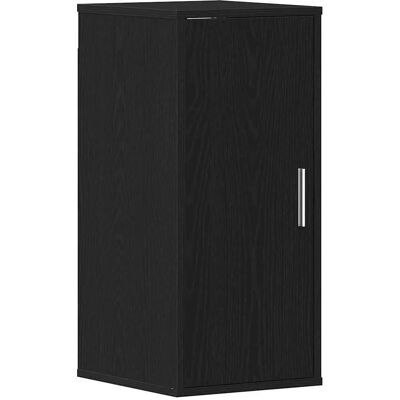 vidaXL Schuhschrank Schwarz Eichen-Optik - Langlebiges Holzwerkstoff, 5 Regale, Wand- oder Bodenmontage, 60kg vidaXL Schuhschrank Schwarz Eichen-Optik - Langlebiges Holzwerkstoff, 5 Regale, Wand- oder Bodenmontage, 60kg