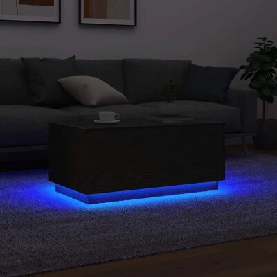 vidaXL Couchtisch mit LED-Eichenoptik 90x50x40 cm vidaXL Couchtisch mit LED-Eichenoptik 90x50x40 cm