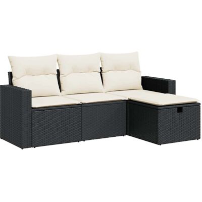 VidaXL Outdoormöbel-Set - Beige, Modular, UV-beständig VidaXL Outdoormöbel-Set - Beige, Modular, UV-beständig
