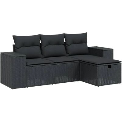 vidaXL Gartenset - Langlebiges PE-Rattan, Wasserdichter Stauraum vidaXL Gartenset - Langlebiges PE-Rattan, Wasserdichter Stauraum