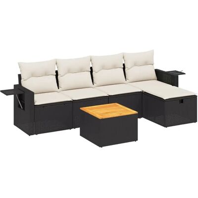vidaXL Gartenset - Schwarz & Creme - Langlebig, Modular, Witterungsbeständig vidaXL Gartenset - Schwarz & Creme - Langlebig, Modular, Witterungsbeständig
