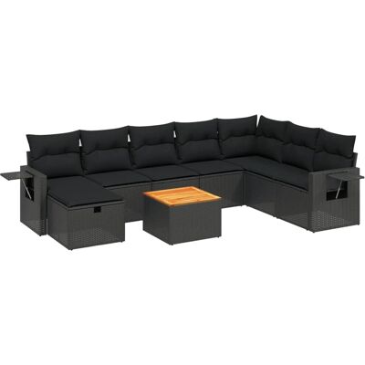 VidaXL Outdoormöbel-Set - Langlebiges PE-Rattan, Wasserfester Stauraum, Modulares Design VidaXL Outdoormöbel-Set - Langlebiges PE-Rattan, Wasserfester Stauraum, Modulares Design