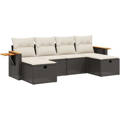 VidaXL Gartenmöbel-Set - Wetterfester Rattansofa mit Stauraum VidaXL Gartenmöbel-Set - Wetterfester Rattansofa mit Stauraum