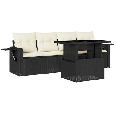 VidaXL Outdoormöbelset - Langlebiges Rattan, Wasserfester Stauraum VidaXL Outdoormöbelset - Langlebiges Rattan, Wasserfester Stauraum
