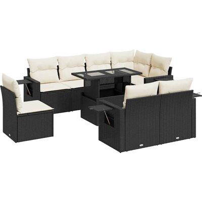 VidaXL Gartenmöbel-Set - Schwarz VidaXL Gartenmöbel-Set - Schwarz