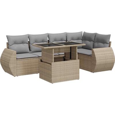 VidaXL Gartenmöbelset - Langlebiges Kunststoff-Rattan VidaXL Gartenmöbelset - Langlebiges Kunststoff-Rattan
