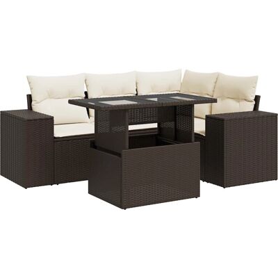 VidaXL Outdoor-Möbelset - Langlebiges Rattan - Garten oder Terrasse VidaXL Outdoor-Möbelset - Langlebiges Rattan - Garten oder Terrasse