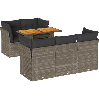 vidaXL Gartenmöbel-Set - Grau vidaXL Gartenmöbel-Set - Grau