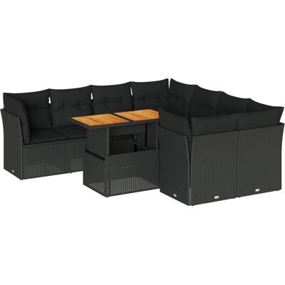VidaXL Gartenmöbel-Set - Langlebiges PE-Rattan - Moderner Aufbau VidaXL Gartenmöbel-Set - Langlebiges PE-Rattan - Moderner Aufbau