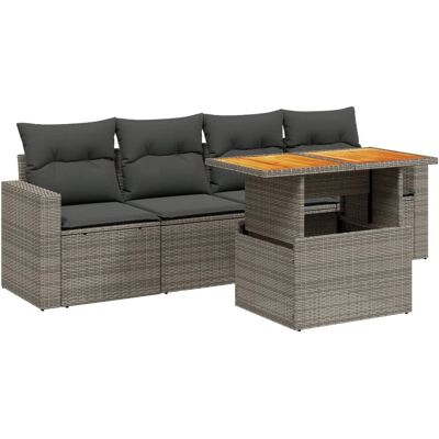 vidaXL 3326986 Gartenmöbel-Set - Garten-Sofagarnitur mit Kissen vidaXL 3326986 Gartenmöbel-Set - Garten-Sofagarnitur mit Kissen