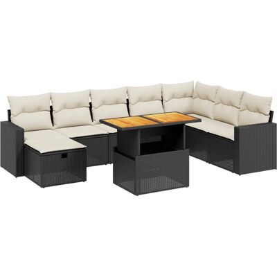 VidaXL Gartenmöbel-Set - Langlebiges Synthetikrattan, Verstellbarer Tisch VidaXL Gartenmöbel-Set - Langlebiges Synthetikrattan, Verstellbarer Tisch