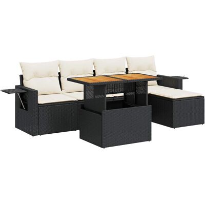 vidaXL Gartenset - Wetterfester Rattan - Modulares Design vidaXL Gartenset - Wetterfester Rattan - Modulares Design