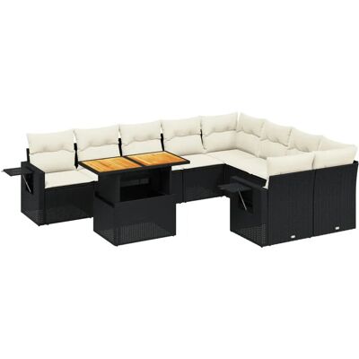 VidaXL Gartenmöbel-Set - Langlebiges Poly Rattan - Bequemer Gartenstuhl VidaXL Gartenmöbel-Set - Langlebiges Poly Rattan - Bequemer Gartenstuhl