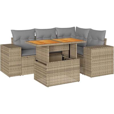vidaXL Outdoor-Möbelset - Wetterbeständiges Synthetikrattan vidaXL Outdoor-Möbelset - Wetterbeständiges Synthetikrattan