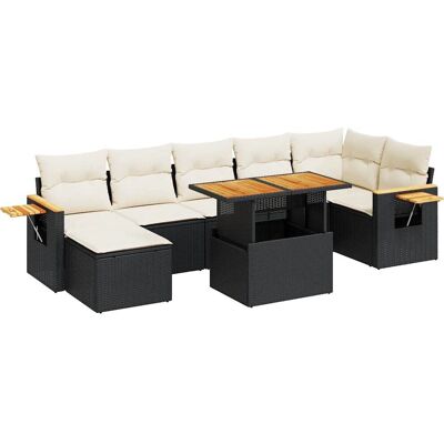vidaXL Gartensofa-Set mit Kissen - Gartenmöbel vidaXL Gartensofa-Set mit Kissen - Gartenmöbel