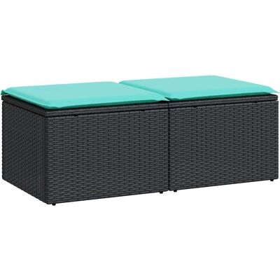 Conjunto de Sofás de Jardim com Almofadas - Móveis de Exterior Conjunto de Sofás de Jardim com Almofadas - Móveis de Exterior