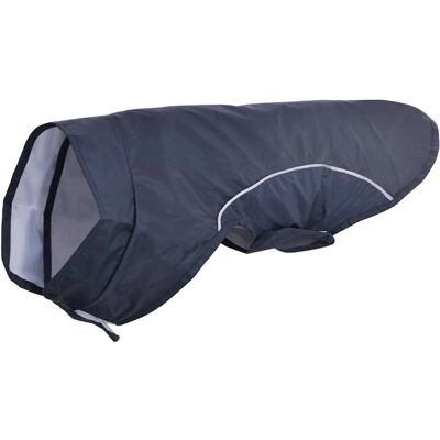 vidaXL Hunde Regenmantel mit Reflexstreifen - Wasserfest, Marineblau vidaXL Hunde Regenmantel mit Reflexstreifen - Wasserfest, Marineblau
