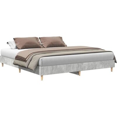vidaXL 3328702 bed frame - Engineered Wood - Concrete Grey vidaXL 3328702 bed frame - Engineered Wood - Concrete Grey