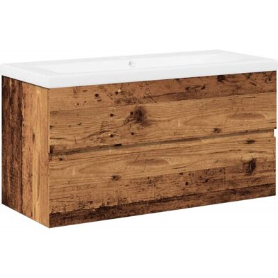 vidaXL Badezimmer Unterschrank aus Alt Holz - Waschtisch vidaXL Badezimmer Unterschrank aus Alt Holz - Waschtisch