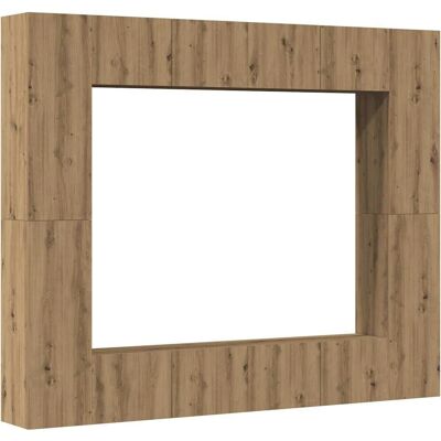 VidaXL TV-Schrank - Wandmontage, Robustes Holz, Moderner Stil VidaXL TV-Schrank - Wandmontage, Robustes Holz, Moderner Stil