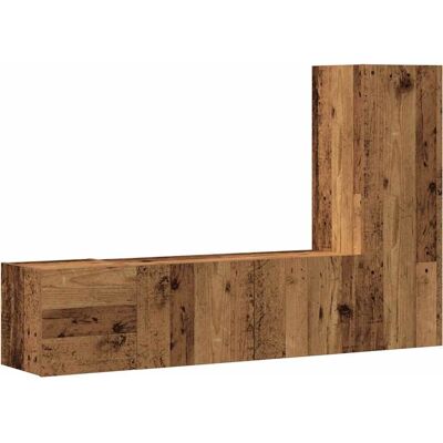 vidaXL tv-kast - Modern, Multicolor, 3 Maten - Tv Meubel vidaXL tv-kast - Modern, Multicolor, 3 Maten - Tv Meubel