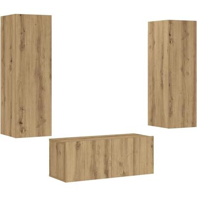 VidaXL 3328964 Wandmontierter TV-Schrank - Moderner Stil VidaXL 3328964 Wandmontierter TV-Schrank - Moderner Stil