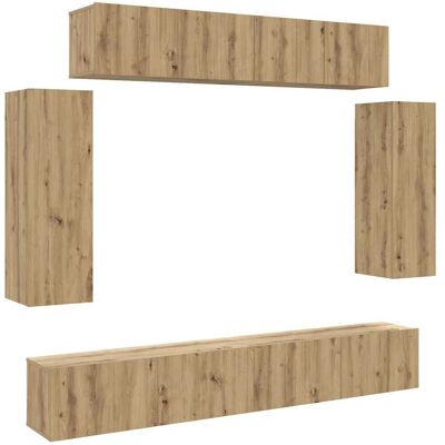 vidaXL 3329002 Wandmontiertes TV-Möbel - Modernes, langlebiges Holz vidaXL 3329002 Wandmontiertes TV-Möbel - Modernes, langlebiges Holz
