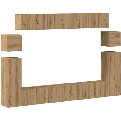 vidaXL TV-Schrank - Holzwerkstoff, Mehrfarben - TV-Möbel vidaXL TV-Schrank - Holzwerkstoff, Mehrfarben - TV-Möbel