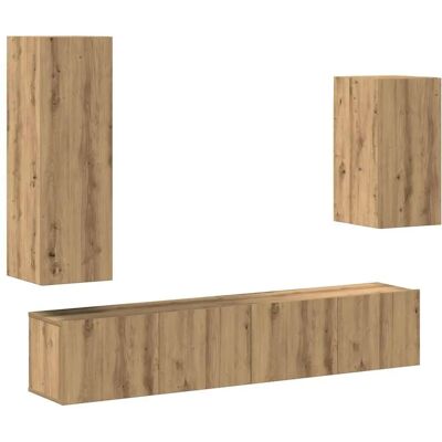 vidaXL 3329154 TV-Schrank - Wandmontiertes Entertainment-Center vidaXL 3329154 TV-Schrank - Wandmontiertes Entertainment-Center