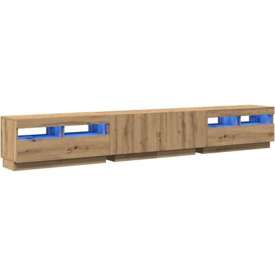 VIDAXL Mobile Porta TV con LED Artigianale - Mueble de tv luces led VIDAXL Mobile Porta TV con LED Artigianale - Mueble de tv luces led
