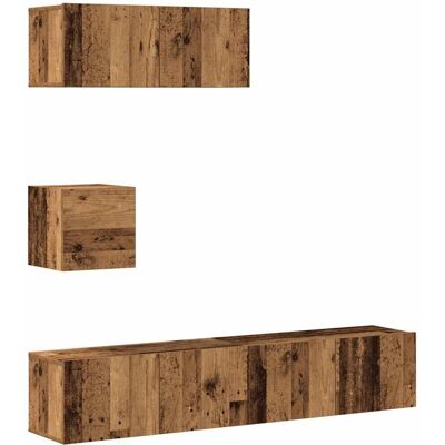 vidaXL TV-Schrank Altholz - TV Schrank/Unterhaltungseinheit vidaXL TV-Schrank Altholz - TV Schrank/Unterhaltungseinheit