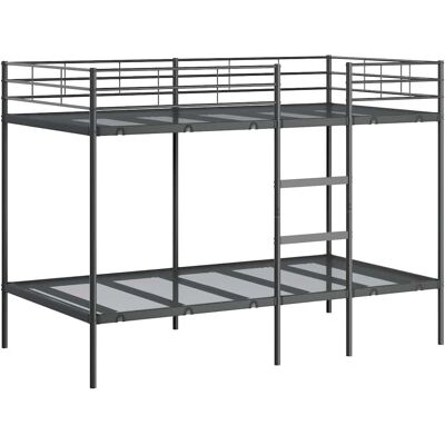 VidaXL Hochbett - Stahlrahmen Schwarz 100x200cm VidaXL Hochbett - Stahlrahmen Schwarz 100x200cm