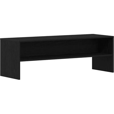 vidaXL Schwarzer Eichen TV-Schrank - 120x40x40cm TV-Möbel vidaXL Schwarzer Eichen TV-Schrank - 120x40x40cm TV-Möbel
