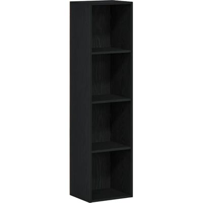 vidaXL Schwarze Eichen 36x30x143 cm Bücherregal - Bücherregal vidaXL Schwarze Eichen 36x30x143 cm Bücherregal - Bücherregal