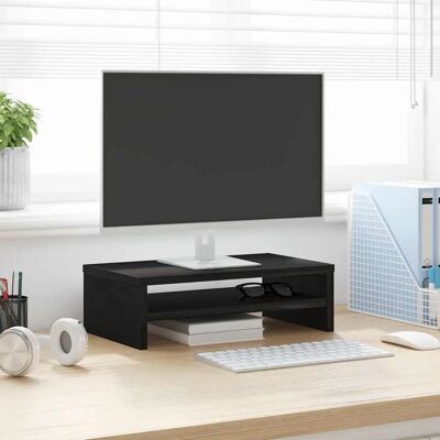 VIDAXL Monitorständer Schwarz Holz 42x24x13 cm VIDAXL Monitorständer Schwarz Holz 42x24x13 cm