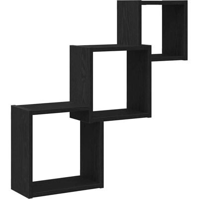 vidaXL Würfelregale Schwarz Eichen-Optik 68x15x68 cm Holzwerkstoff vidaXL Würfelregale Schwarz Eichen-Optik 68x15x68 cm Holzwerkstoff