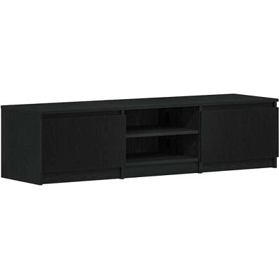 vidaXL 140x40x36 cm TV-Schrank Schwarz Eichen-Optik vidaXL 140x40x36 cm TV-Schrank Schwarz Eichen-Optik