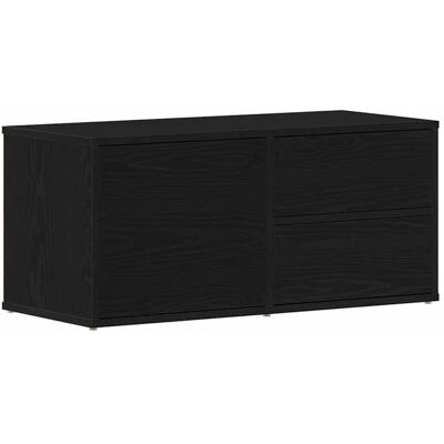 vidaXL TV-Schränke - Schwarze Eiche - Modernes Design, Robuste Bauweise, Passt in jedes Wohnzimmer vidaXL TV-Schränke - Schwarze Eiche - Modernes Design, Robuste Bauweise, Passt in jedes Wohnzimmer
