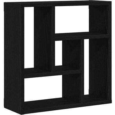 vidaXL Wandregal Schwarz Eichen-Optik 45x16x45 cm - Wandregal vidaXL Wandregal Schwarz Eichen-Optik 45x16x45 cm - Wandregal