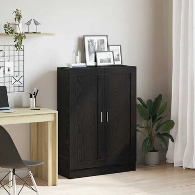 vidaXL Bücherregal Schwarze Eiche MDF Mittel Stauraum Bücherregal - Bücherregal vidaXL Bücherregal Schwarze Eiche MDF Mittel Stauraum Bücherregal - Bücherregal