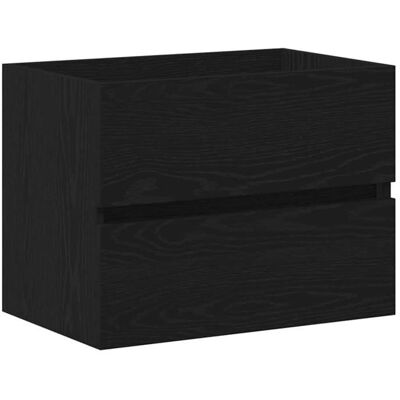 VIDAXL Rovere Nero 60x38,5x45 cm Vægmonteret badeværelsesskab VIDAXL Rovere Nero 60x38,5x45 cm Vægmonteret badeværelsesskab