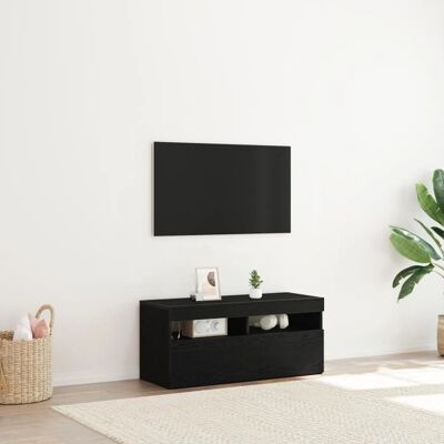 Vidaxl TV-Schrank - LED USB, Modernes Design, Großer Stauraum Vidaxl TV-Schrank - LED USB, Modernes Design, Großer Stauraum