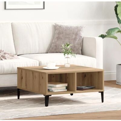 vidaXL Salontafel - Artisan-eiken - Bruin - Salontafel vidaXL Salontafel - Artisan-eiken - Bruin - Salontafel